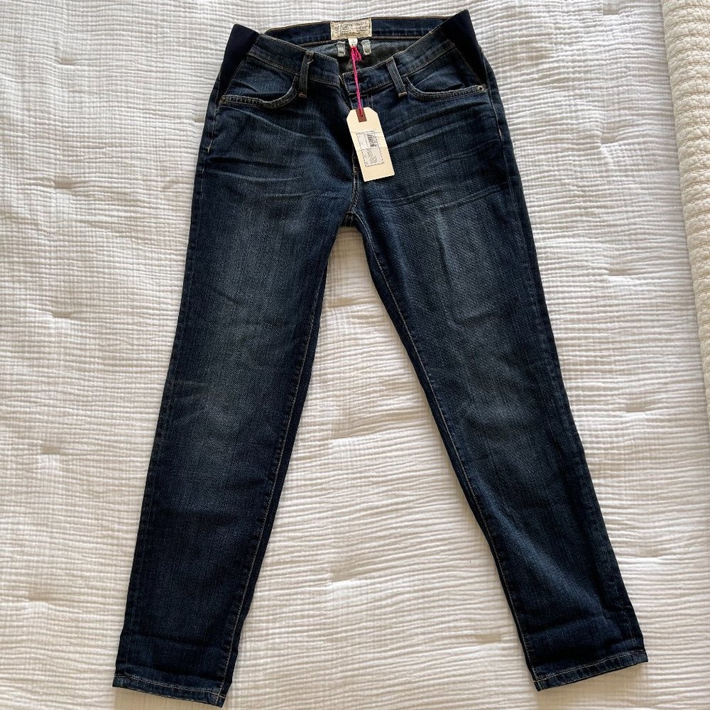 [NWT] Current/Elliott x Hatch New Boyfriend Maternity Jean Size 26